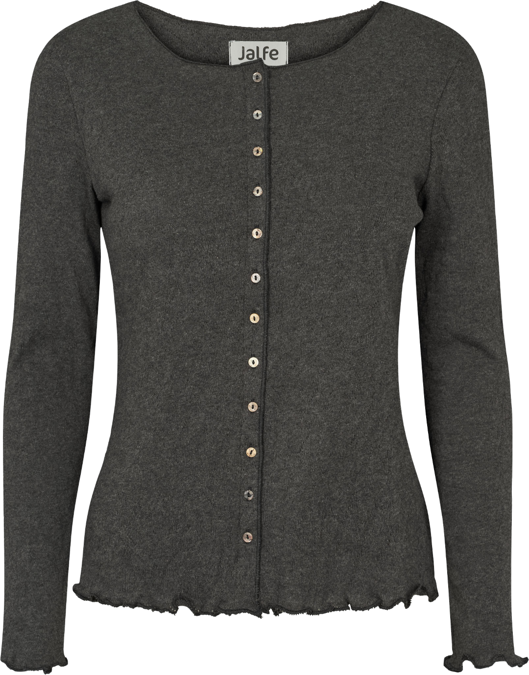 Cardigan jacquard organic cotton